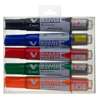 Whiteboardpenna Pilot, 5 färger/set