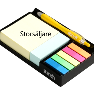 Notisblock med hållare