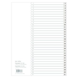 Register 1-31, plast