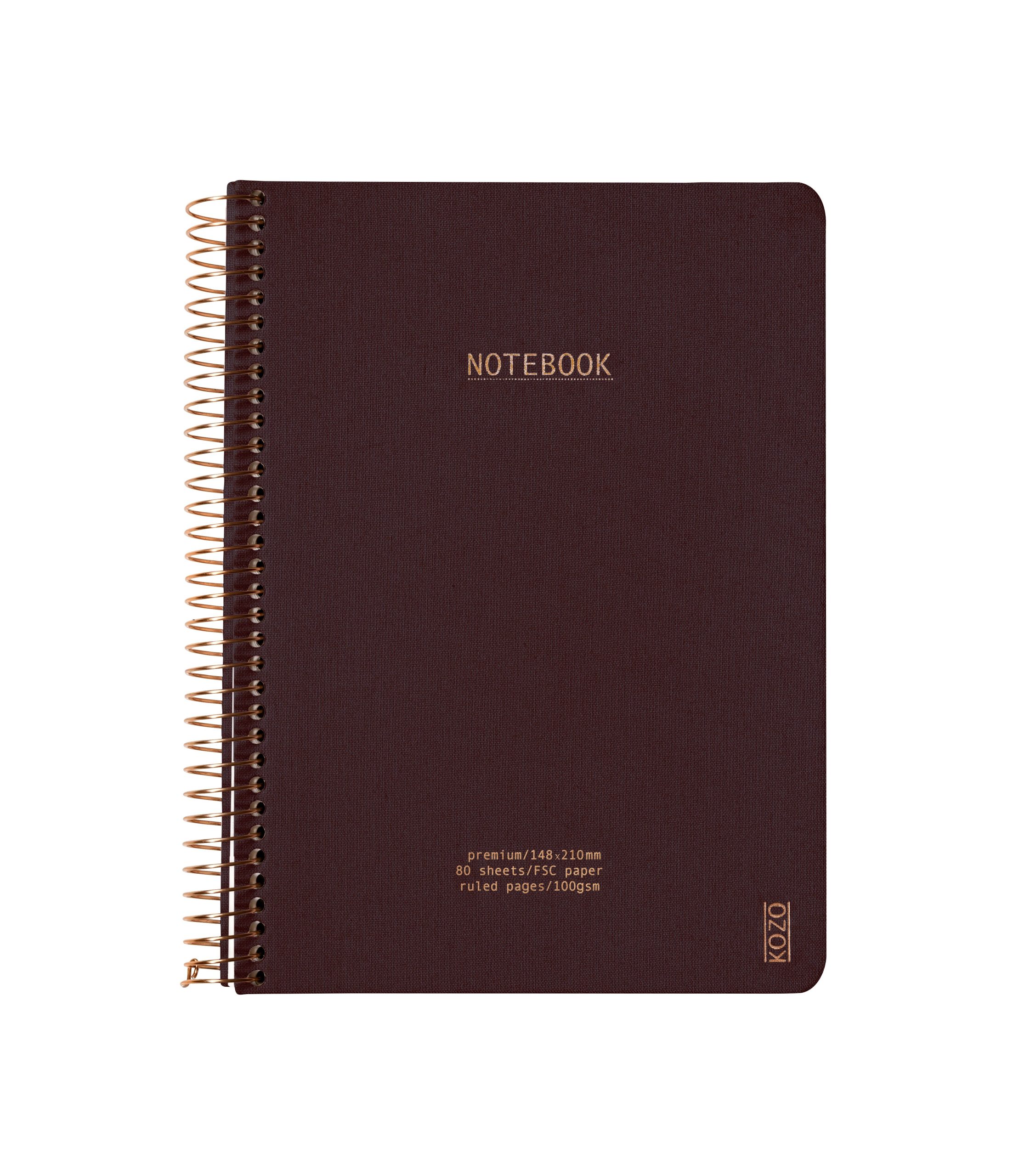KOZO Anteckningsbok A5 Premium, finns i flera färger - Bild 3