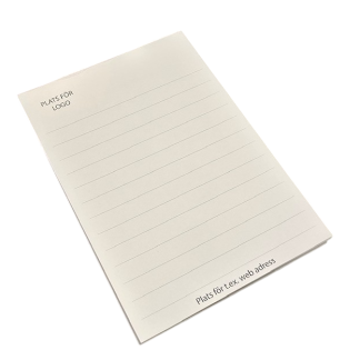 Konferensblock A6, linjerat, för konferens och möten