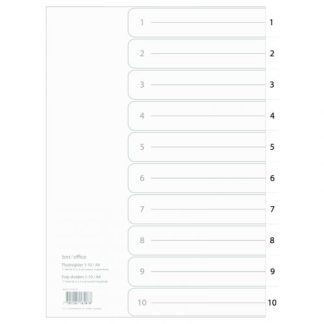 Register 1-10, plast